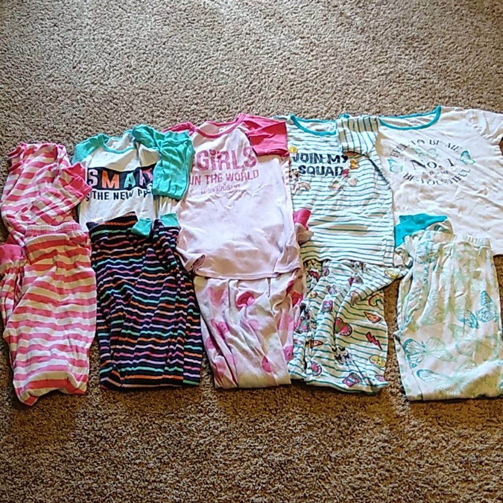 Girls Cotton pajamas bundle